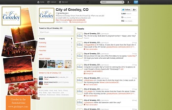 City of Greeley Twitter